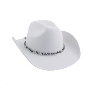 fehér cowboy kalap