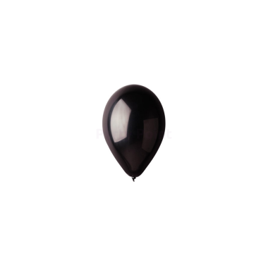 12 inch-es fekete gumi léggömb