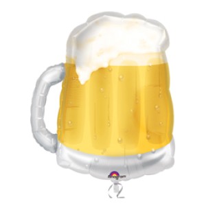 Sörös korsó- Beer Mug Super Shape Fólia Léggömb