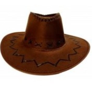 Cowboy kalap , v.barna, fekete