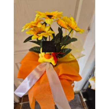 csibés ballagási csokor