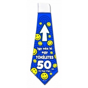 Nyakkendő 50-es kék