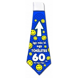 Nyakkendő 60-as kék