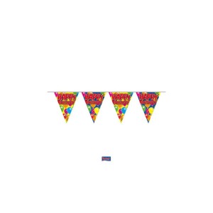Zászlófűzér Happy Birthday 10 m-es