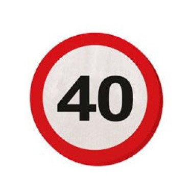 Sebességkorlátozó szalvéta 40-es
